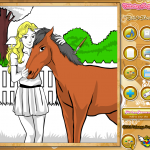 dziewczynka i koń